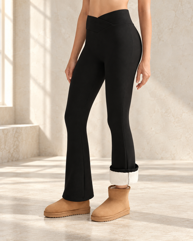 The Fleece-Lined Flare Leggings