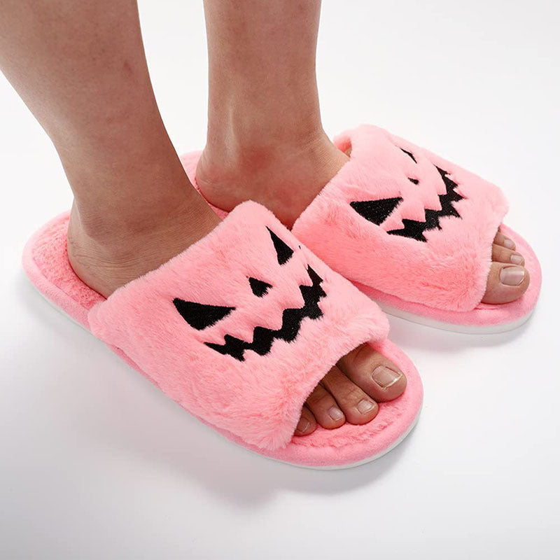 Jack-o'-Lantern Halloween Slippers, view 3