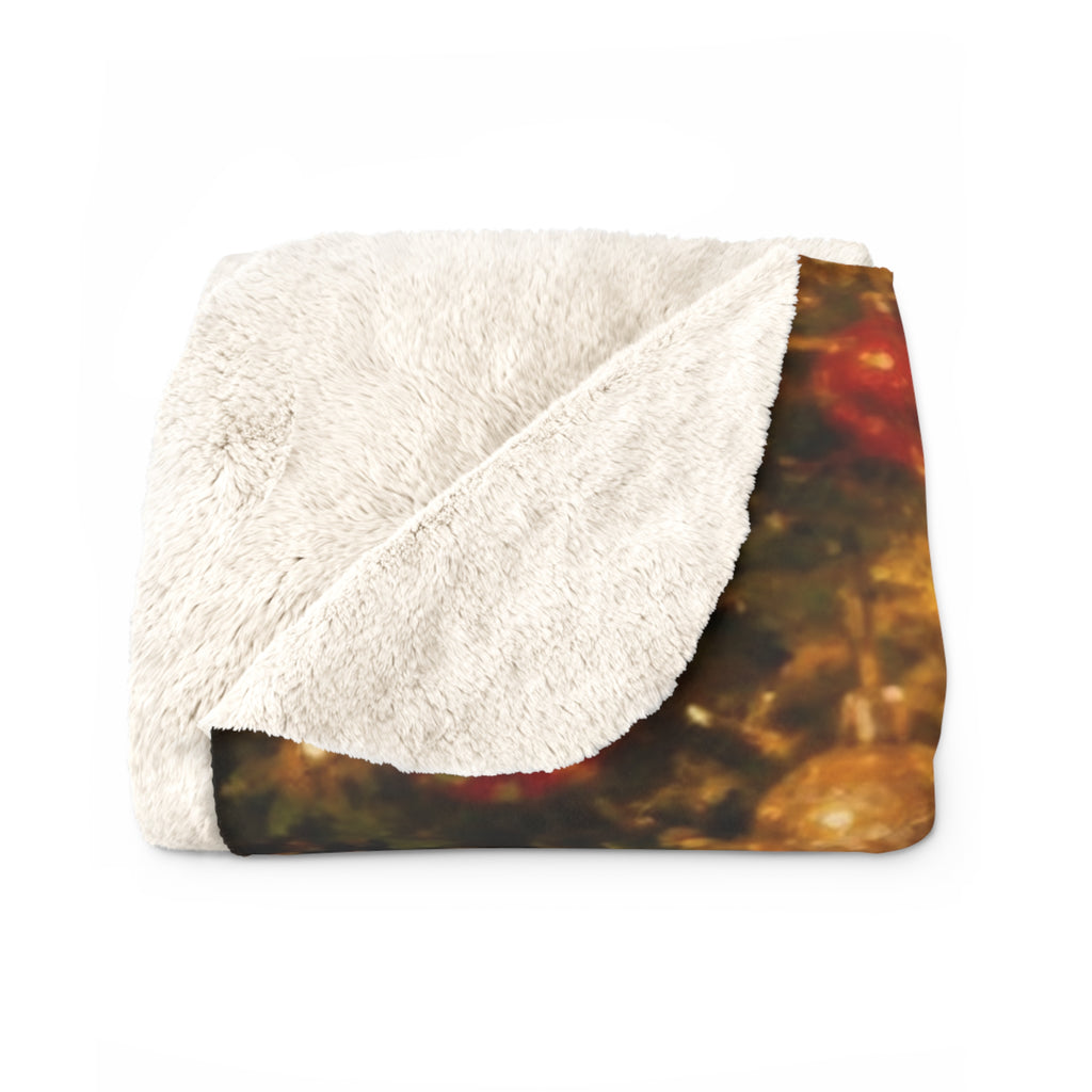 Custom Pet Portrait Sherpa Blanket, view 3