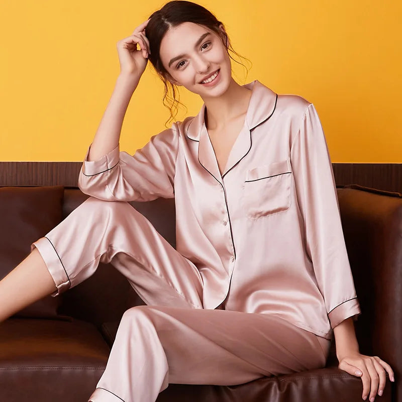 The Mulberry Silk Pajama Set