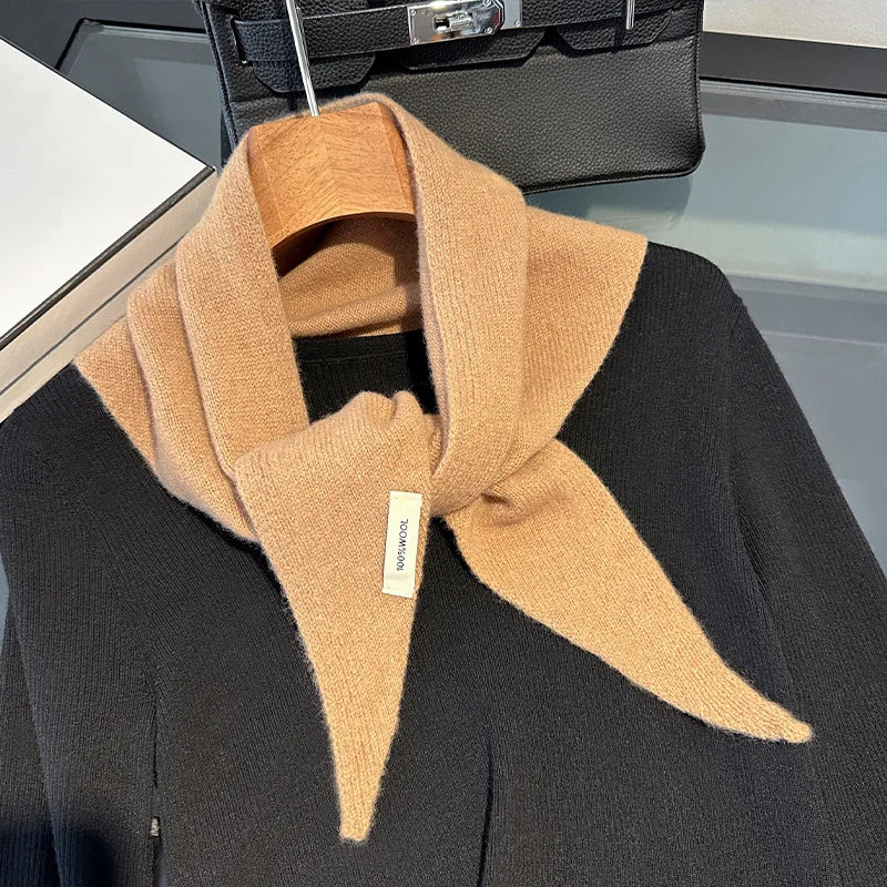 The Wool Triangle Wrap Scarf