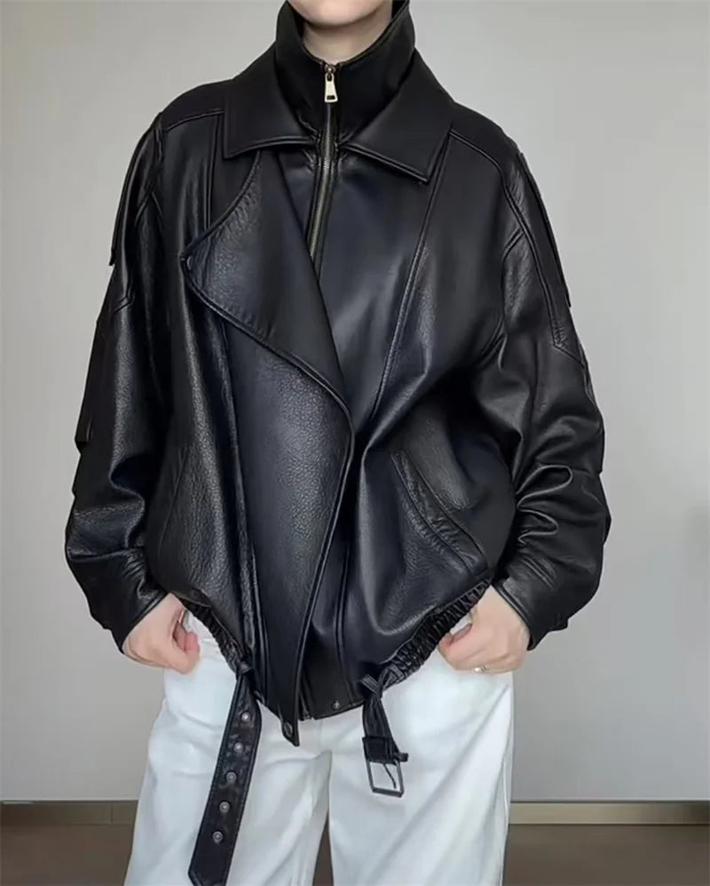 The Cruelty-Free Leather Biker Jacket