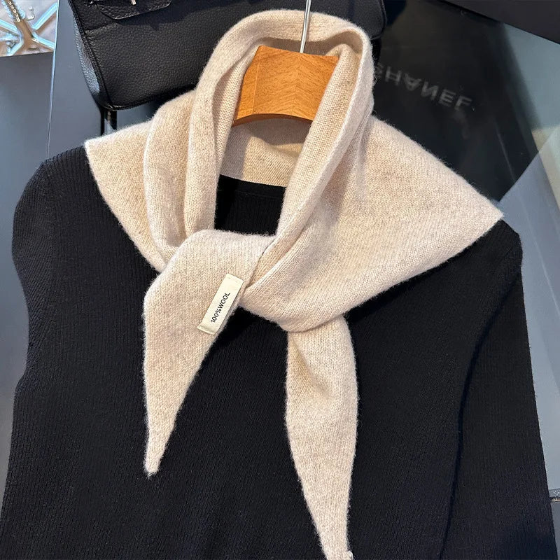 The Wool Triangle Wrap Scarf