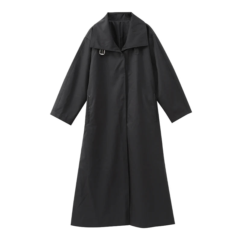 The Long Stand-Collar Trench