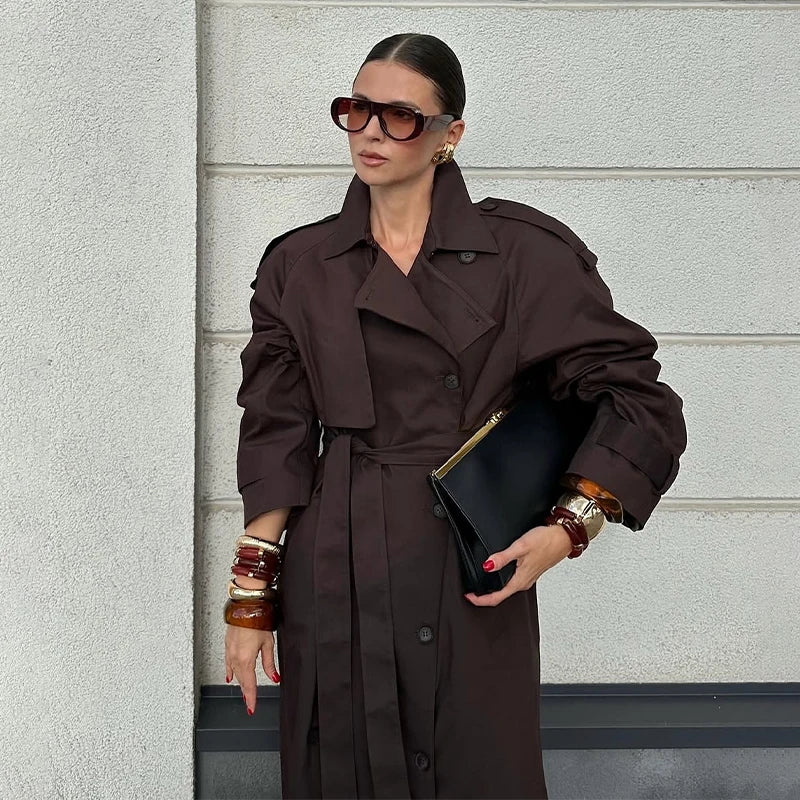 The Long Stand-Collar Trench