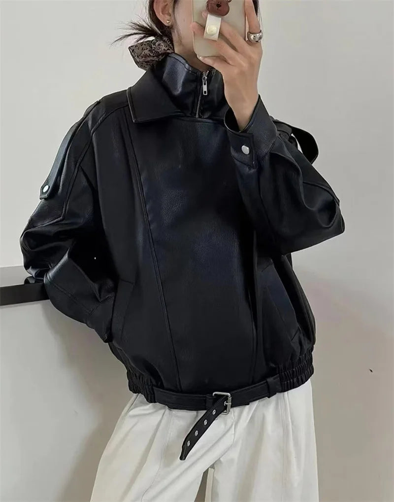 The Cruelty-Free Leather Biker Jacket
