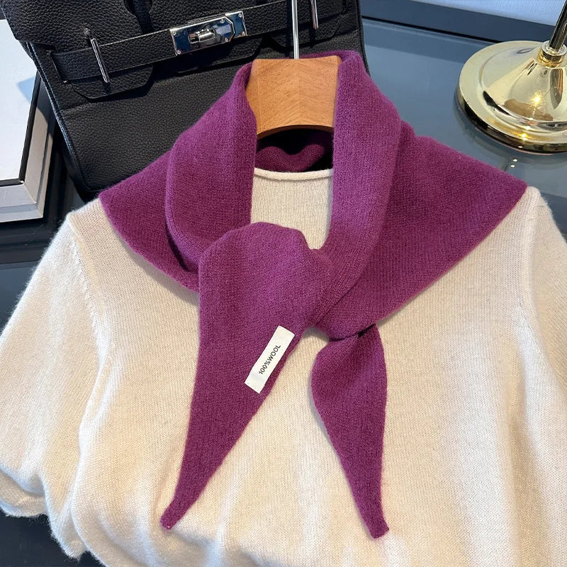 The Wool Triangle Wrap Scarf