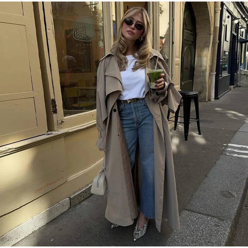 The Double-Breasted Belted Trench