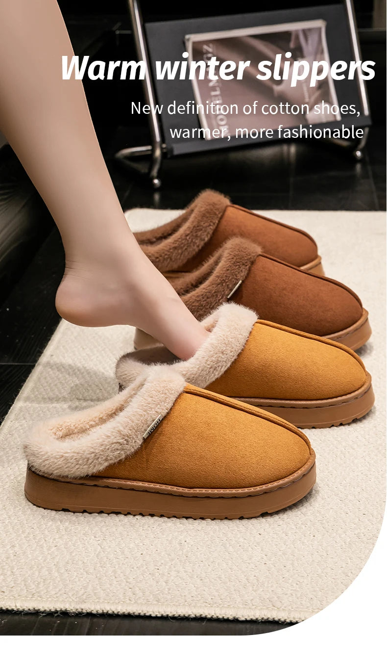 The Cruelty-Free Suede Platform Slipper