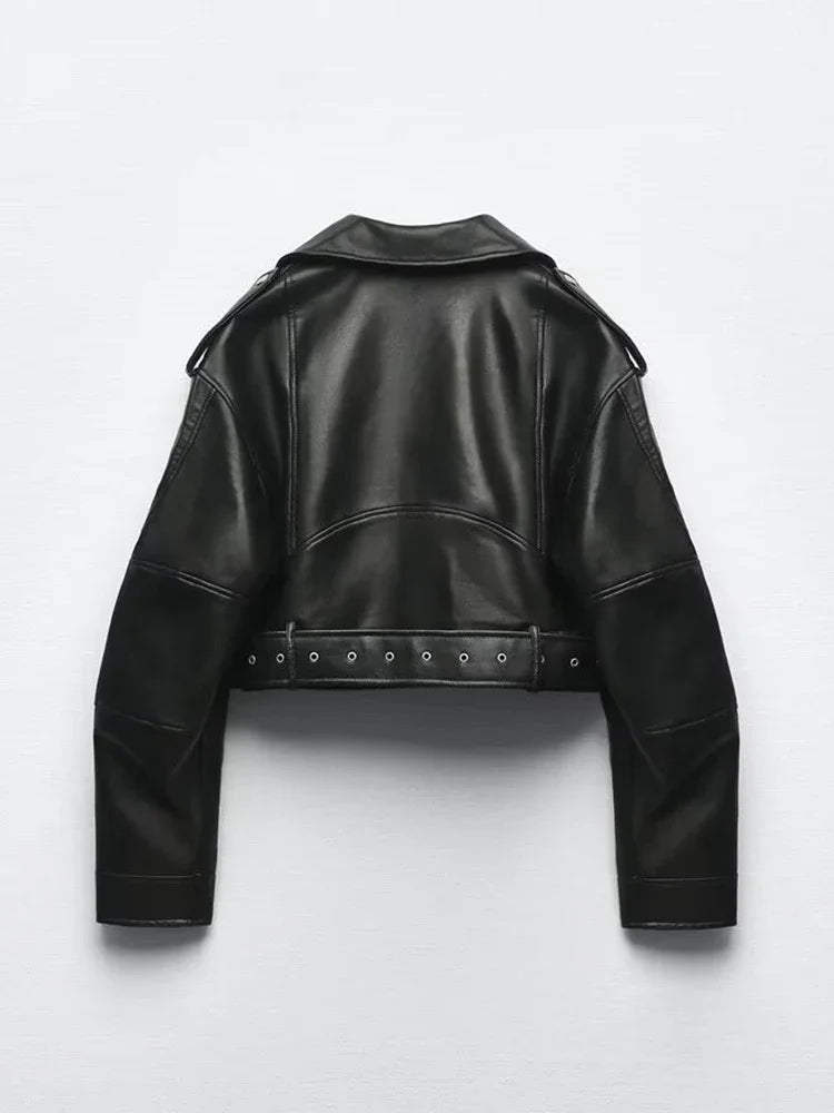 The Belted Moto Jacket