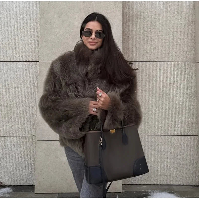 The Mink-Look Cruelty-Free Fur Jacket