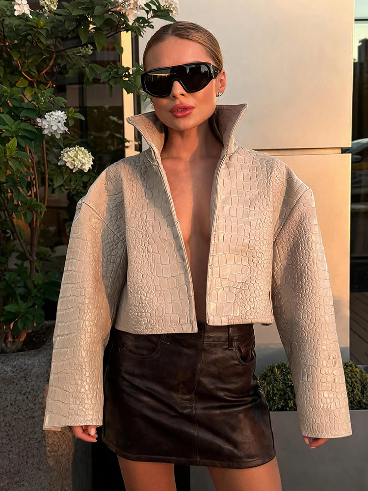 The Croc-Embossed Trench