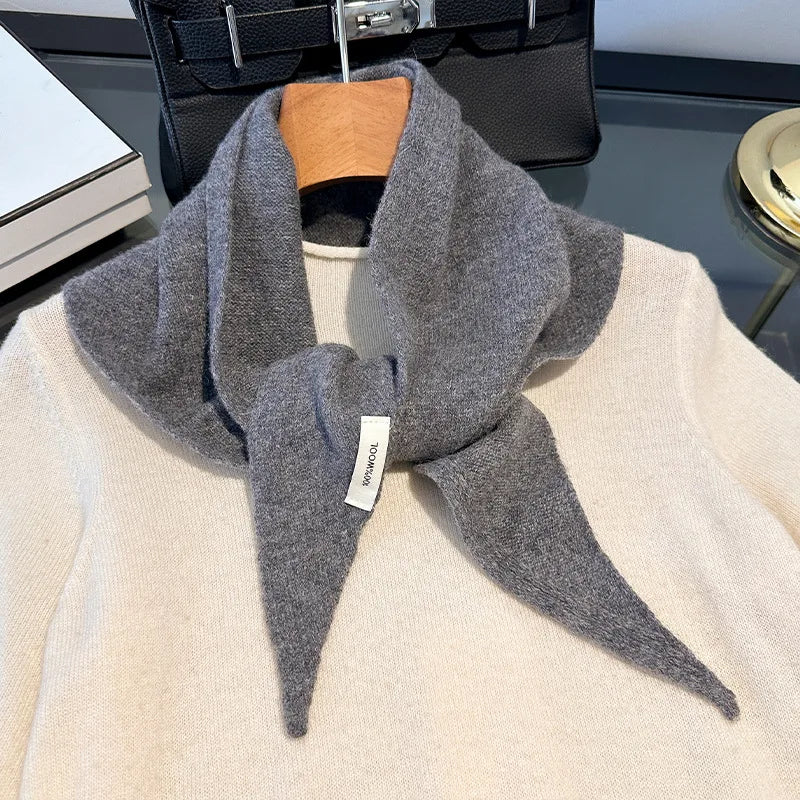 The Wool Triangle Wrap Scarf