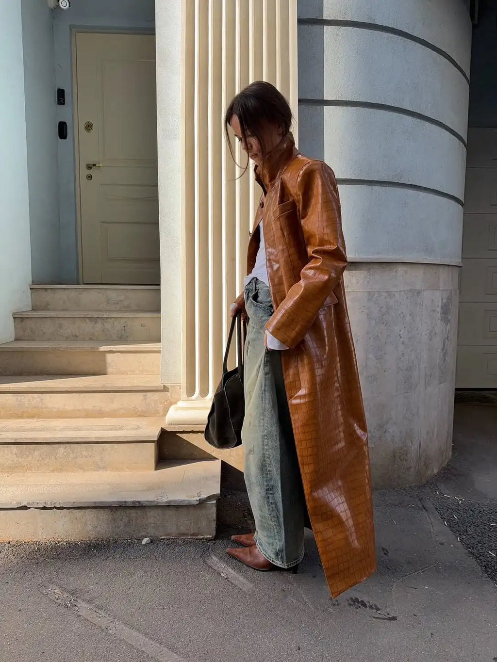The Croc-Embossed Trench