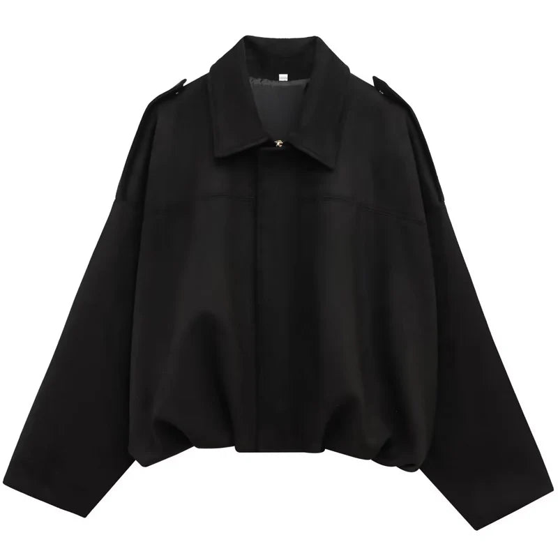 The Cruelty-Free Suede Cropped Bomber