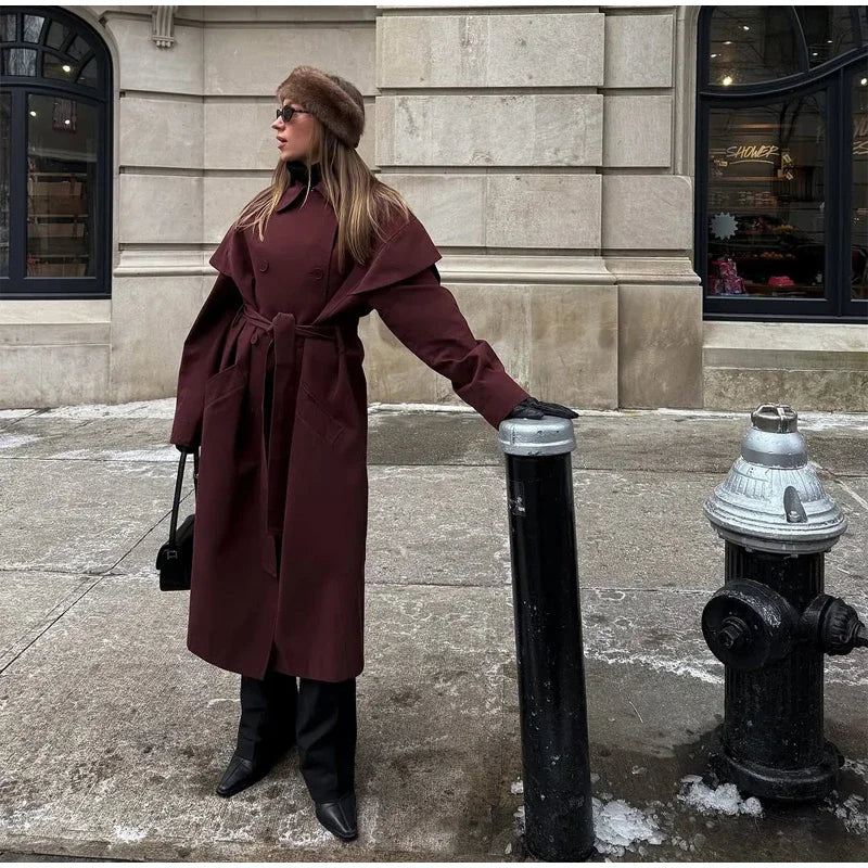 The Cape-Collar Belted Trench