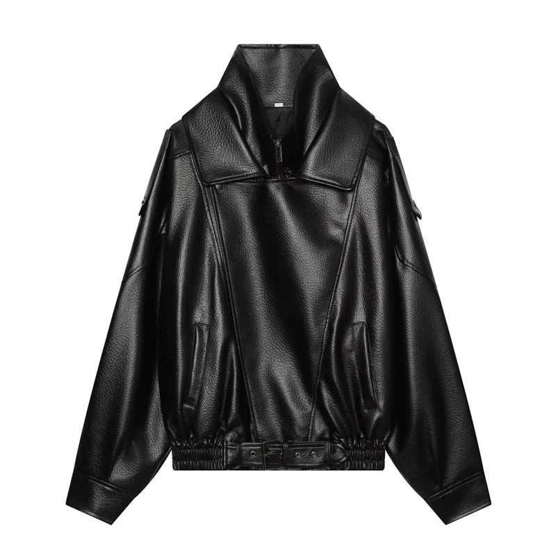 The Cruelty-Free Leather Biker Jacket