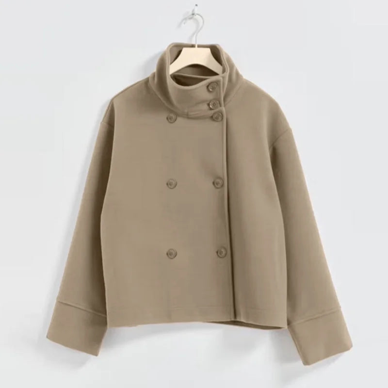The High-Neck Asymmetric Coat