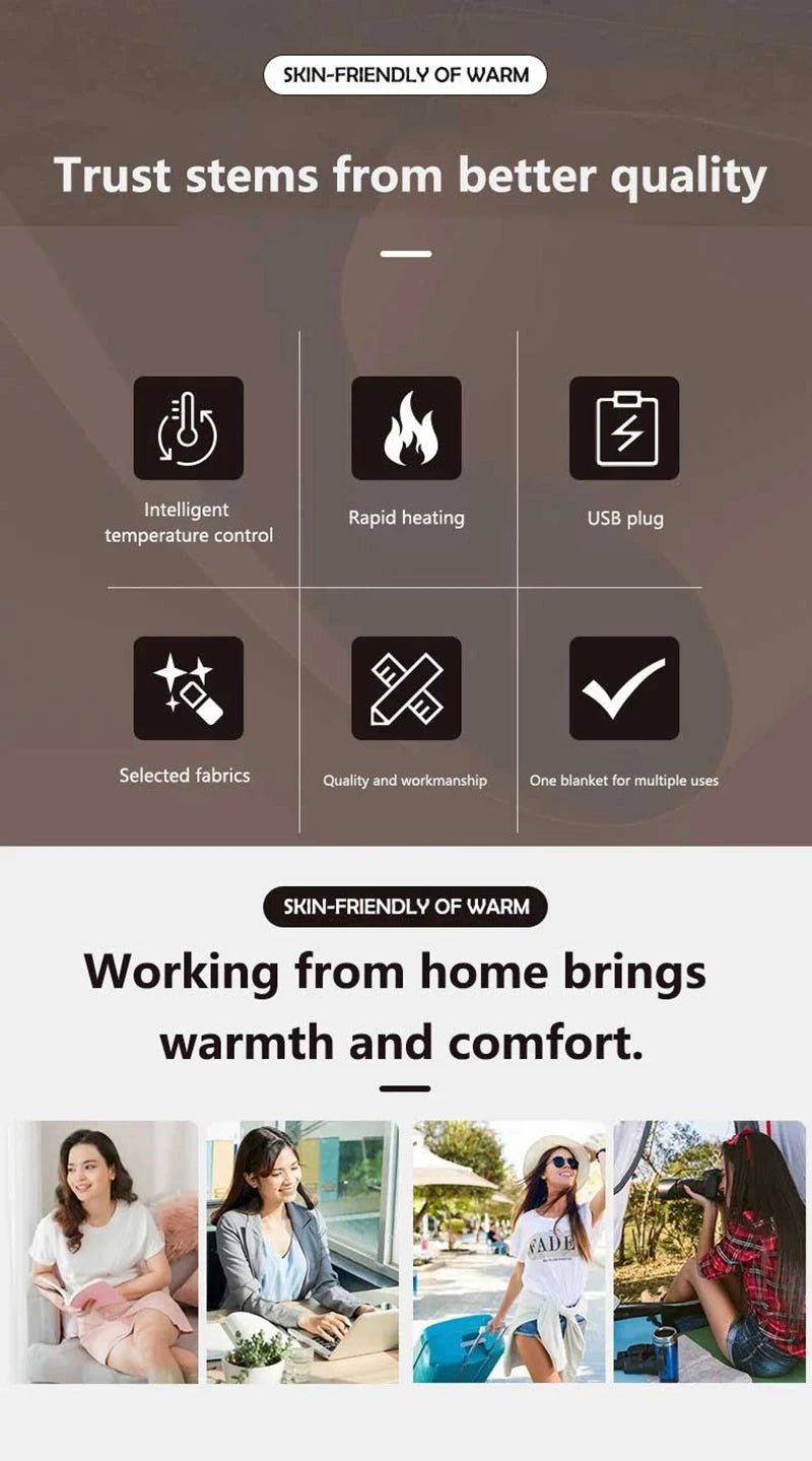 The Plush Heated Throw