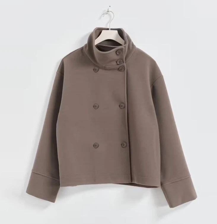The High-Neck Asymmetric Coat