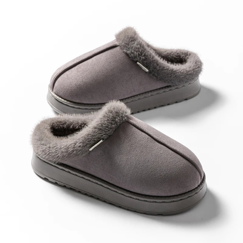 The Cruelty-Free Suede Platform Slipper