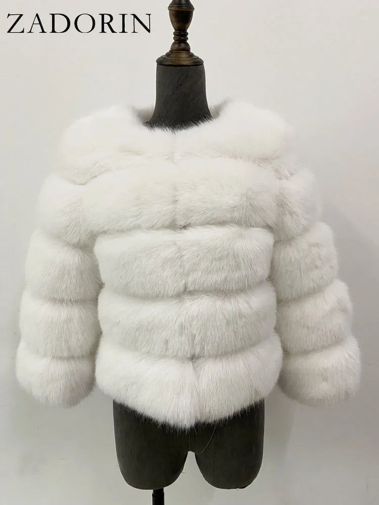 The Fluffy Cruelty-Free Fur Short Coat