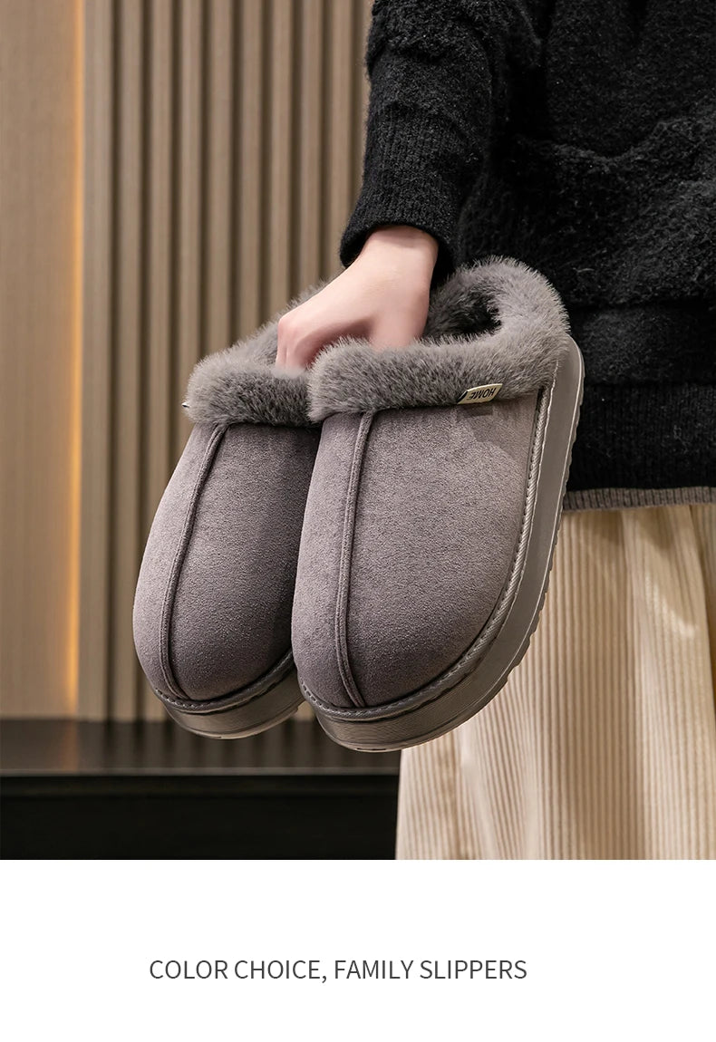 The Cruelty-Free Suede Platform Slipper