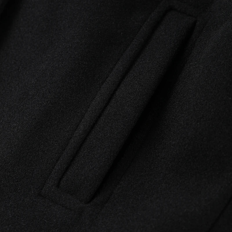 The Lace-Up Shawl-Collar Coat
