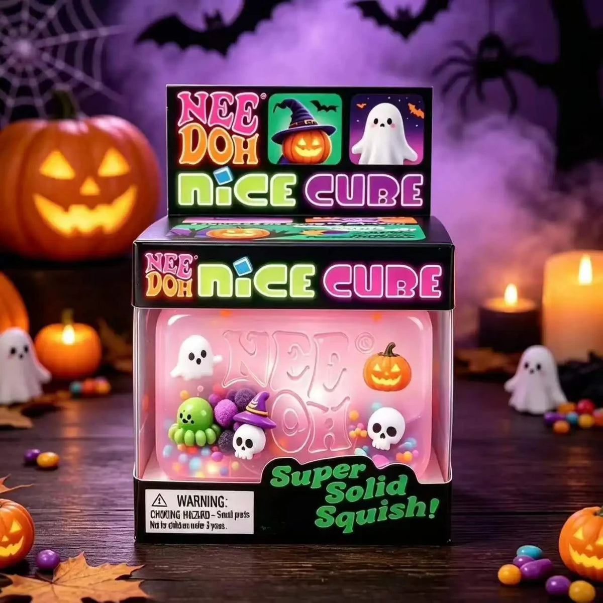 Spider & Pumpkin Halloween Squishy Toy