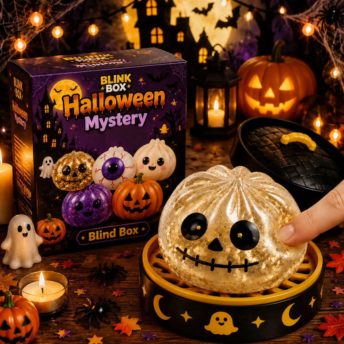 Halloween Dumpling Squishy — Assorted Designs & Sizes