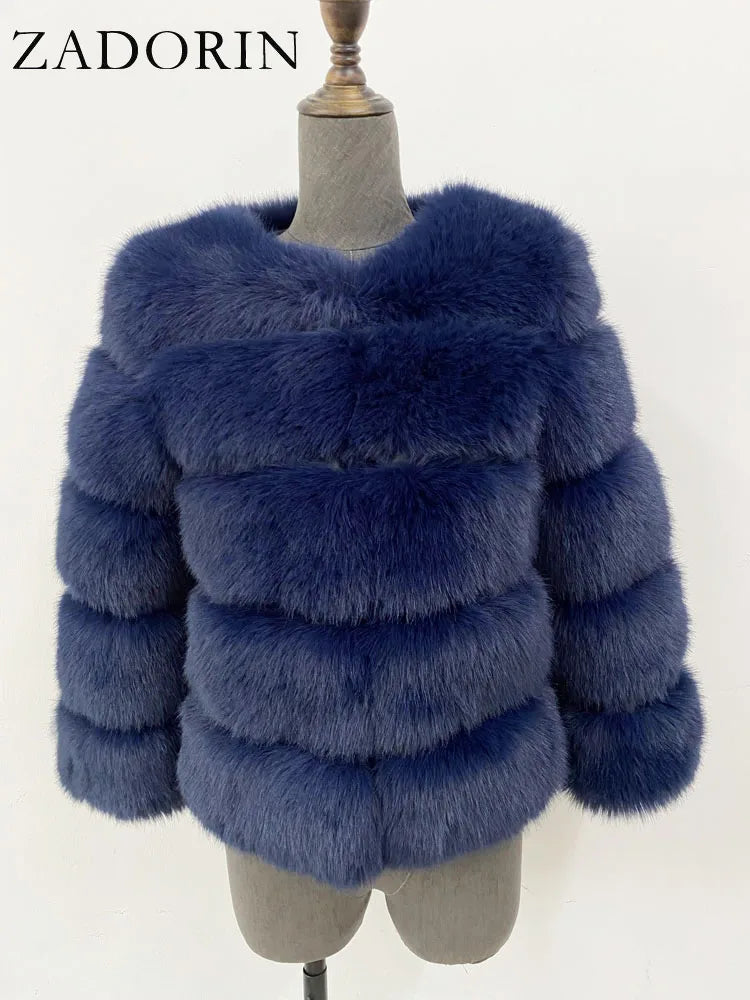 The Fluffy Cruelty-Free Fur Short Coat