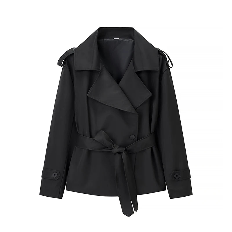 The Cropped Wrap Trench