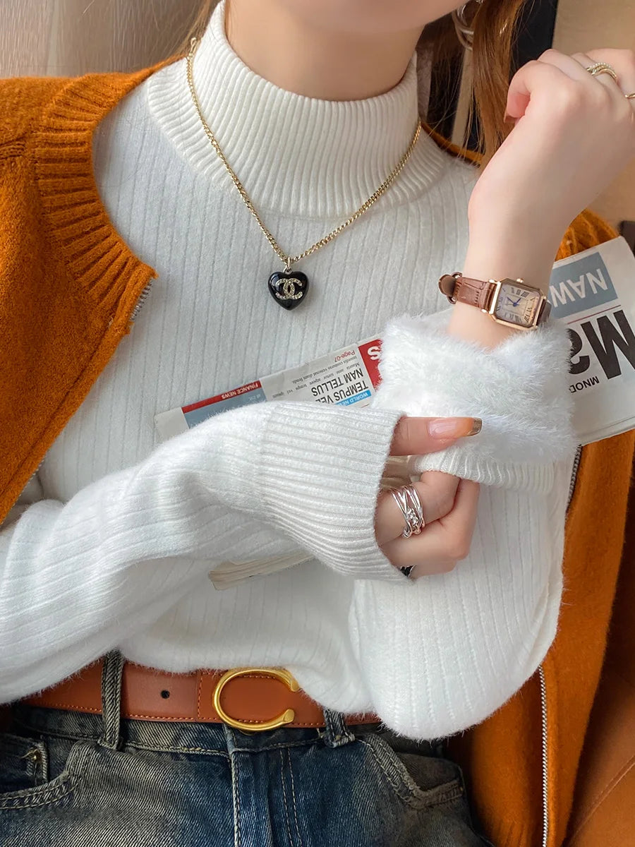 The Lined Knit Turtleneck