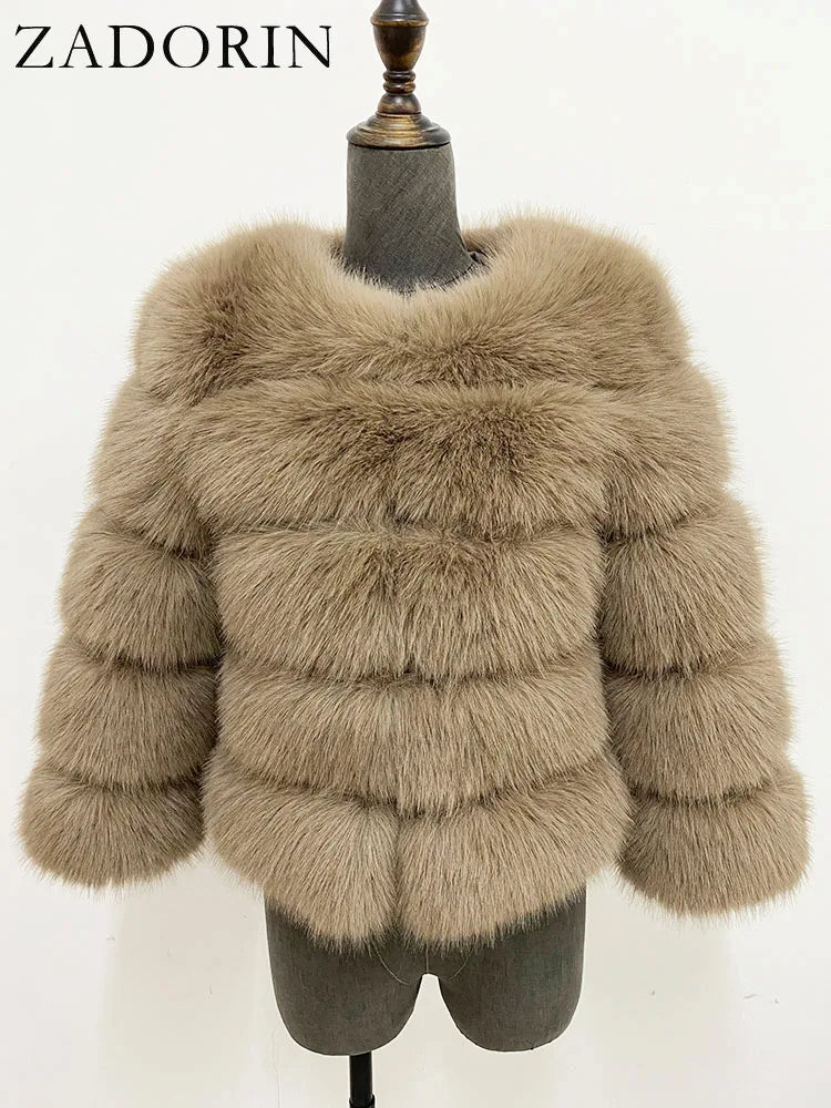 The Fluffy Cruelty-Free Fur Short Coat