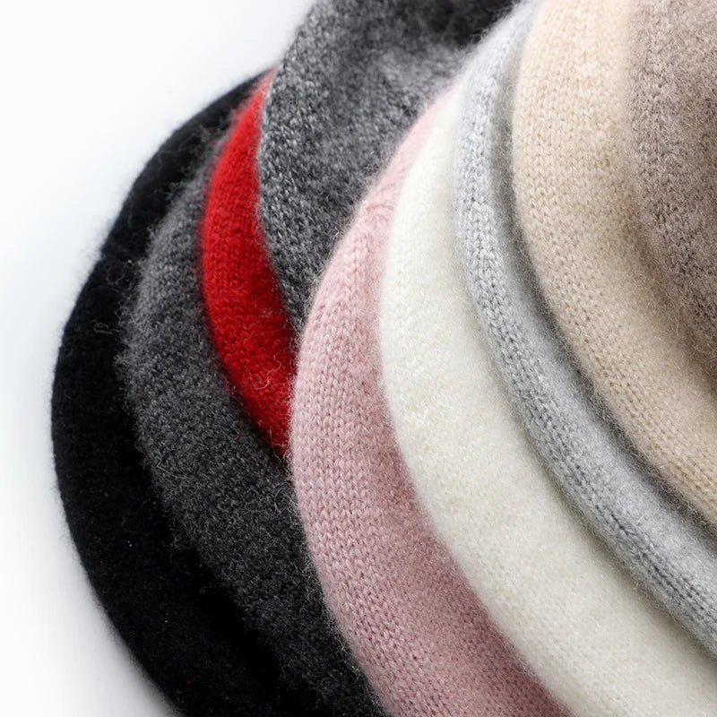 The Cashmere-Feel Ribbed Beanie — product view 6