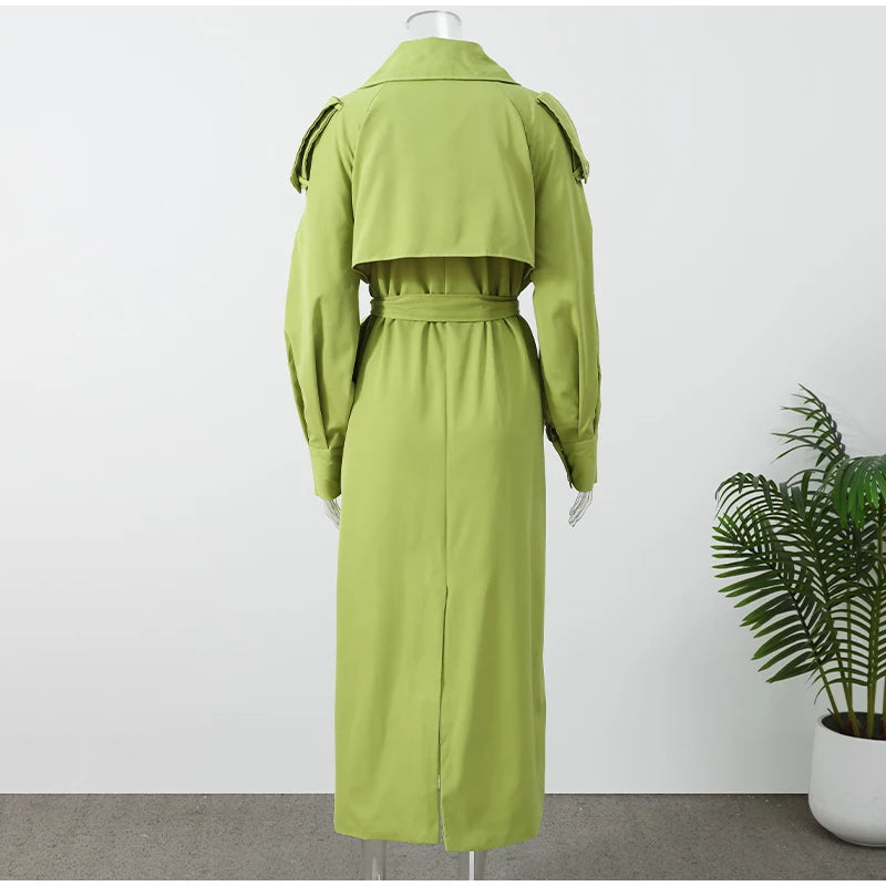 The Cape-Collar Belted Trench