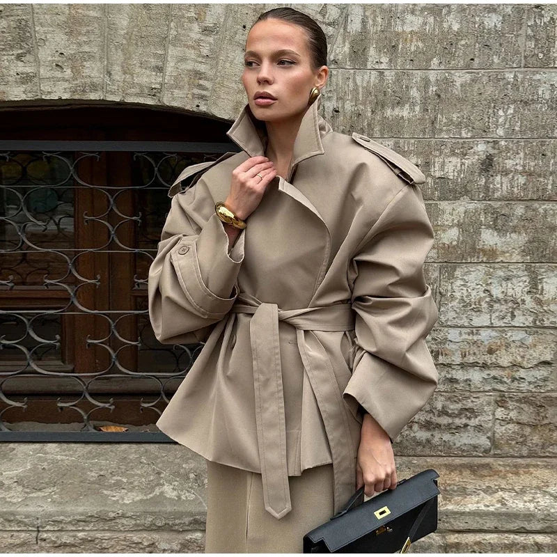 The Long Stand-Collar Trench