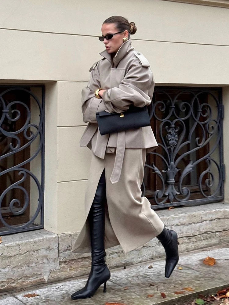 The Belted Short Trench