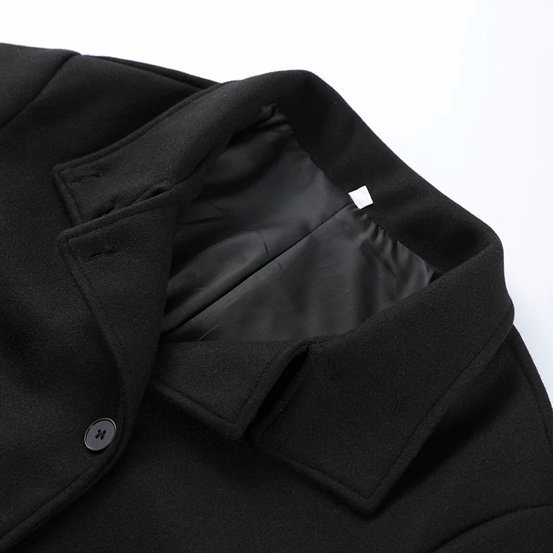 The High-Neck Asymmetric Coat