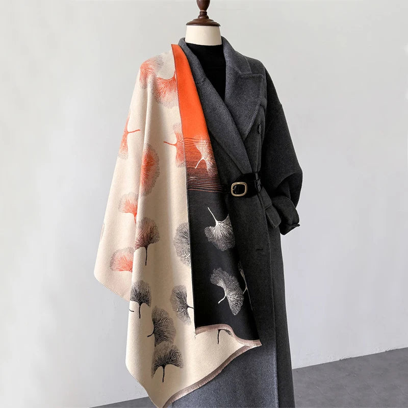 The Oversized Plaid Blanket Scarf — product view 20