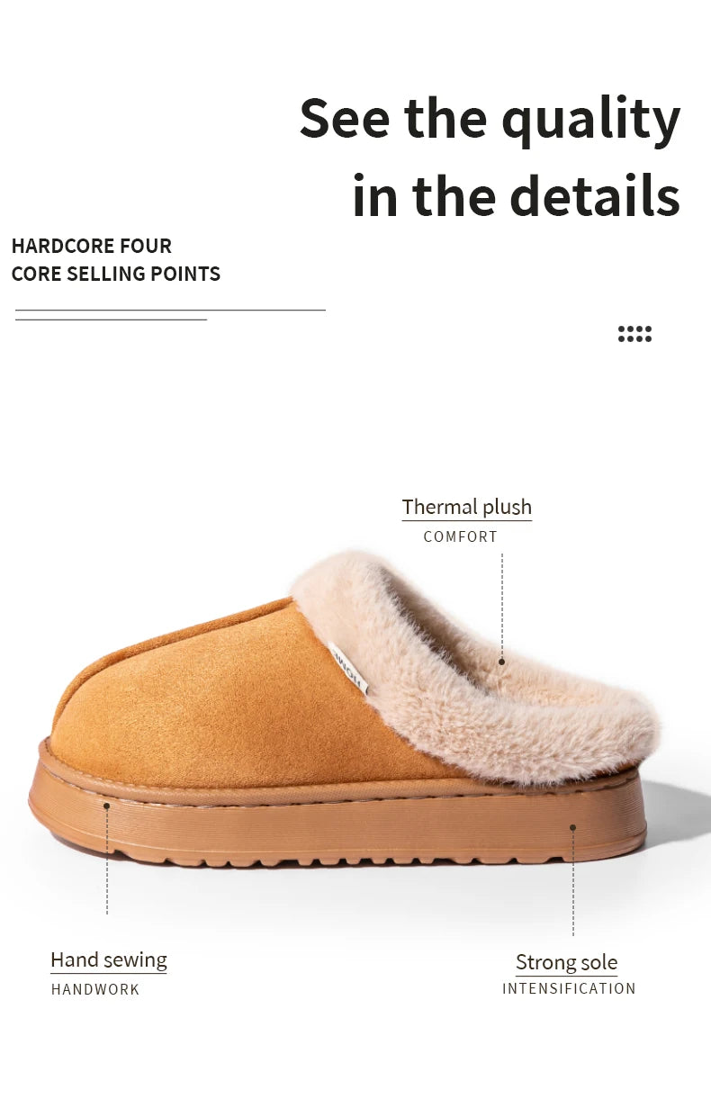 The Cruelty-Free Suede Platform Slipper