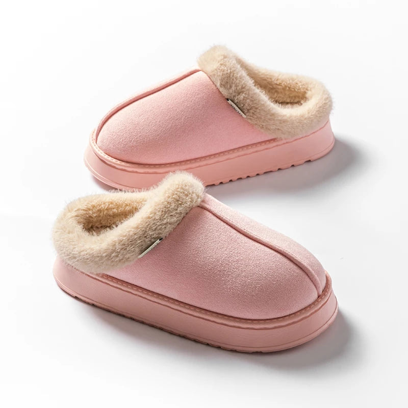 The Cruelty-Free Suede Platform Slipper