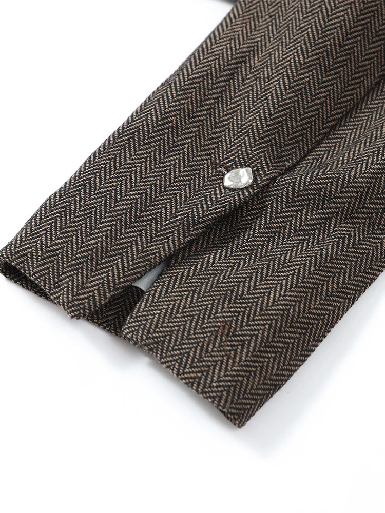 The Contrast-Trim Tweed Blazer
