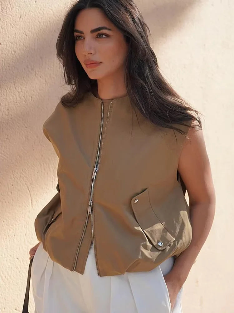 The Cropped Wrap Trench