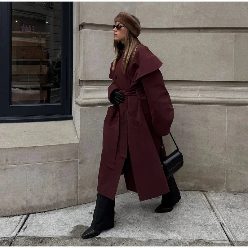 The Cape-Collar Belted Trench