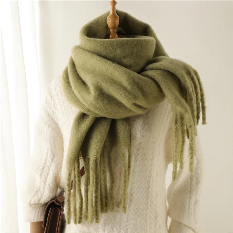 The Tassel Pashmina Wrap Scarf