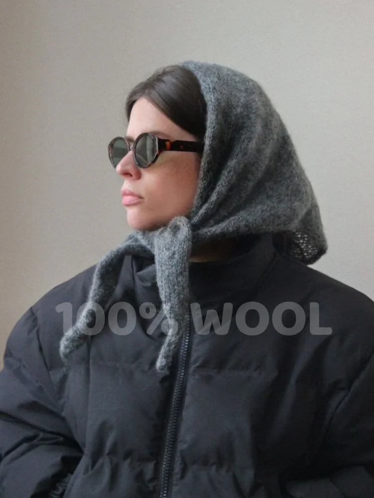 The Wool Triangle Wrap Scarf
