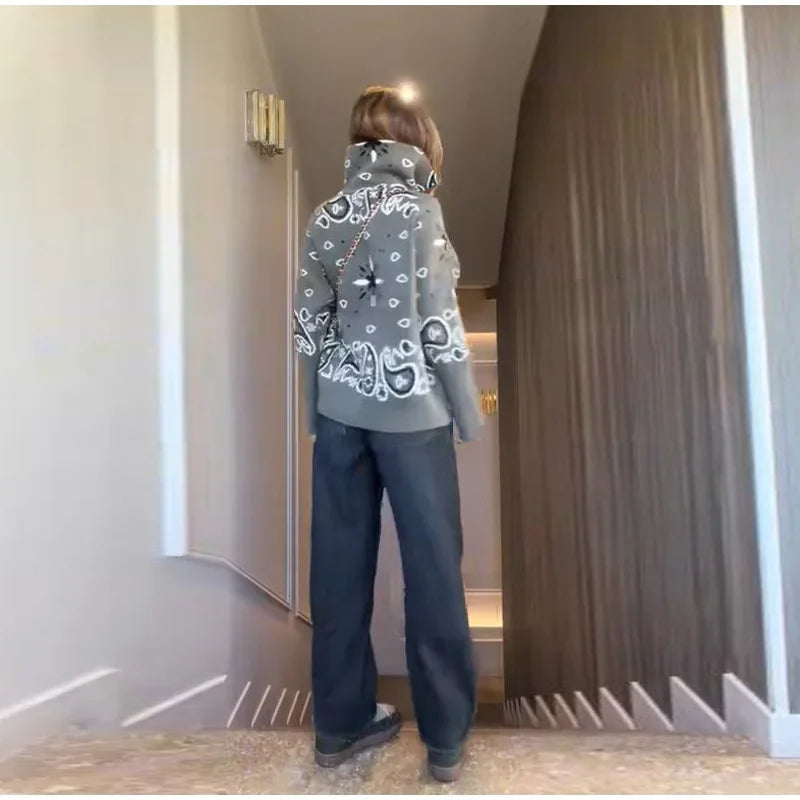 The Jacquard Zip Cardigan Jacket — product view 20