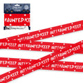 Skull Warning Tape Halloween Decoration