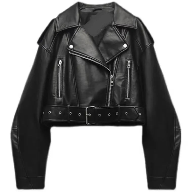 The Belted Moto Jacket